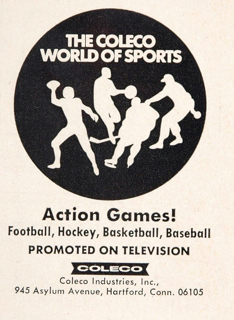 Coleco "World of Sports" AD